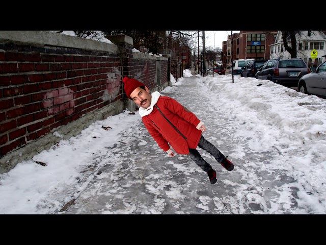 Freddie Mercury Slips On Ice and Can't Get Up