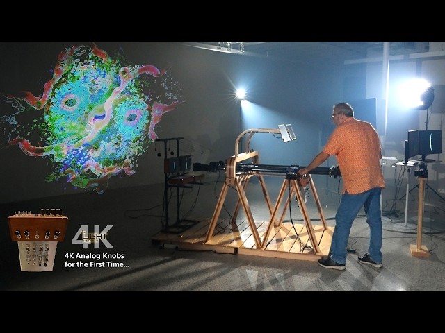 4K Analog Video Feedback Fractal Device Finally Complete! Fractals without a Computer Ver 1